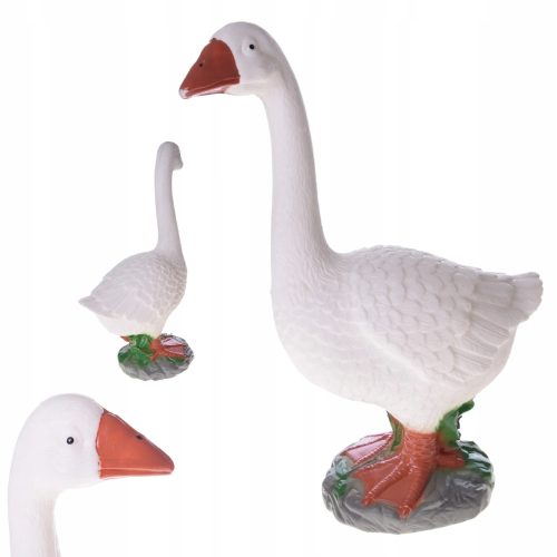  Kunststoff-Gartenfigur Gans 44x24 cm