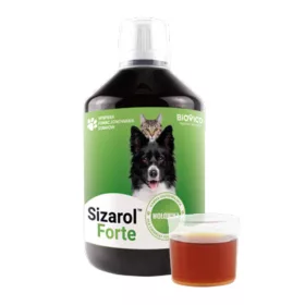    Nahrungsergänzungsmittel für Katzen und Hunde Sizarol flüssig 250 ml 325 g
