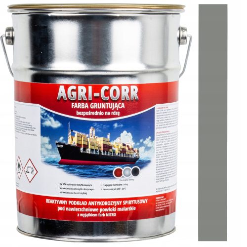 Corr-Stal graue Schiffsfarbe gegen Rost, 5 l