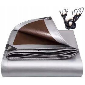   Robuste Abdeckplane 10x12m, 210g, wasser- und frostbeständig mit UV-Schutz