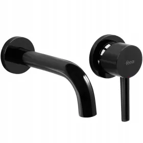 Rea LUNGO Unterputz-Waschtischarmatur, schwarz