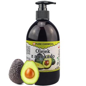    AVOCADOÖL, UNRAFFINIERT, KALTGEPRESST, NATÜRLICH + SPENDER 0,5 l 500 ml