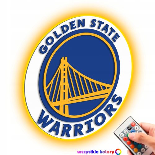 Bilder an der Wand 3D-Bild aus Holz Golden State Warriors Basketball Club