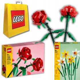    LEGO Classic 4046056 LEGO ICONS ROSEN BLUMEN 40460 BLÖCKE ROSENBLUME ROT VALENTINSTAG GESCHENK + 2 weitere Produkte