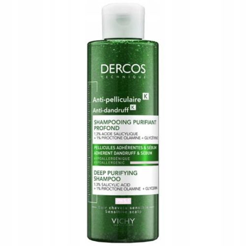Vichy Dercos Anti-Schuppen K Shampoo für eine Tiefenreinigung, 250 ml