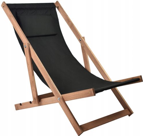 Sonnenliegen und Garten und Terrasse SandTropic Liegestuhl, graues Holz