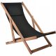 Sonnenliegen und Garten und Terrasse SandTropic Liegestuhl, graues Holz