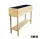 Blumentopf von TORO 120 cm x 40 x 80 cm, Naturholz