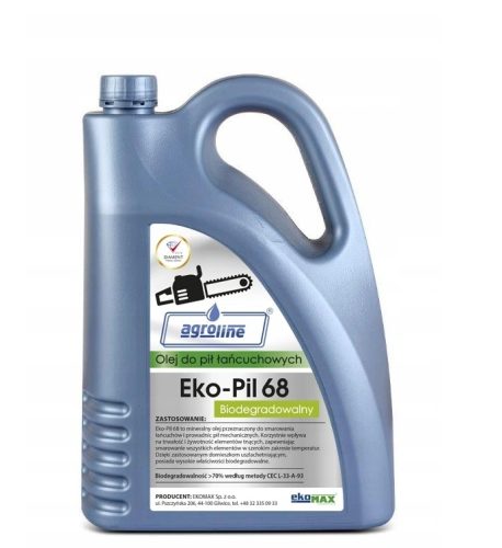 Öle für Rasenmäher, Traktoren und Freischneider Ekomax Eko-Pil 68 Kettensägenöl 5 l