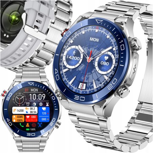  SMARTWATCH-UHR BLUTDRUCKMESSGERÄT EKG GLUKOSE GLYKÄMIE HRV GESPRÄCHE MENÜ PL