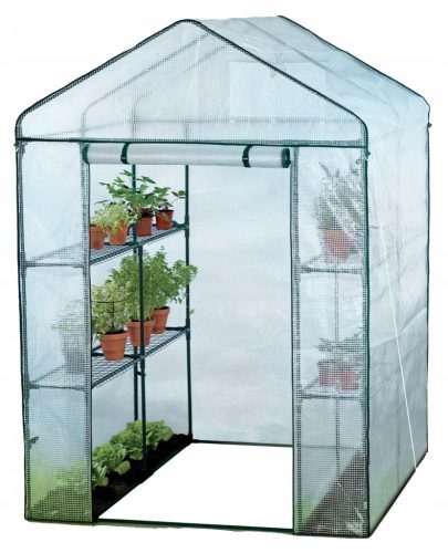 Folientunnel, Kunststoffplatten Folientunnel 1 m² 140 x 140 cm weiß