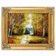Bilder an der Wand Ölgemälde handgemalte Waldlandschaft 40 x 50