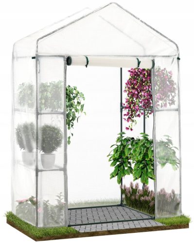 Folientunnel, Kunststoffplatten GardenLine Gewächshaus 73 x 140 m x 200 cm