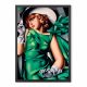 Prints ohne & mit Rahmen. Tamara Łempicka, Poster Mädchen mit Handschuhen, Rahmen, Rahmen, 70 × 50 cm