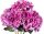 Künstliche Blumen und Früchte Rosa Hortensie, SEHR GROßER künstlicher Blumenstrauß