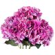 Künstliche Blumen und Früchte Rosa Hortensie, SEHR GROßER künstlicher Blumenstrauß