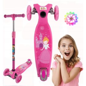  Dreirädriger Roller TOBBI-TOYS TJ 701 A-PINK Pink