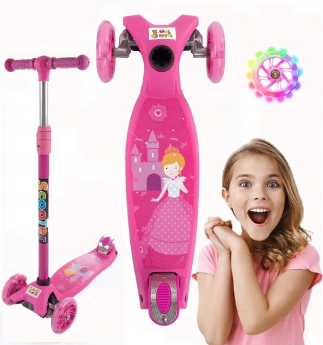  Dreirädriger Roller TOBBI-TOYS TJ 701 A-PINK Pink