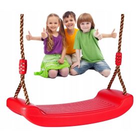 Schaukelbrett aus Kunststoff für den Spielplatz – rot