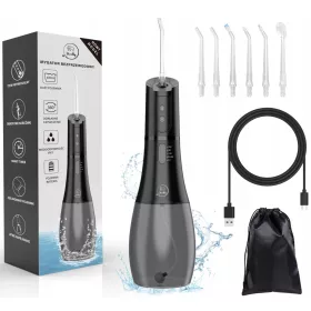  AKKU-ZAHNBEWÄSSERUNG 5 MODI 400ML STARKES GEHÄUSE 2024