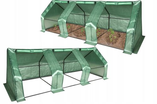 Folientunnel, Kunststoffplatten Folientunnel 3 m² 295 x 95 cm grün