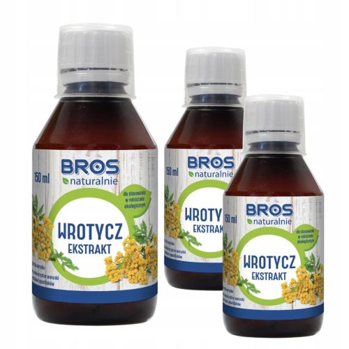 Bros Naturalnie Wermutextrakt 150 ml x 3 - Ökologischer Bodenschädlingsschutz