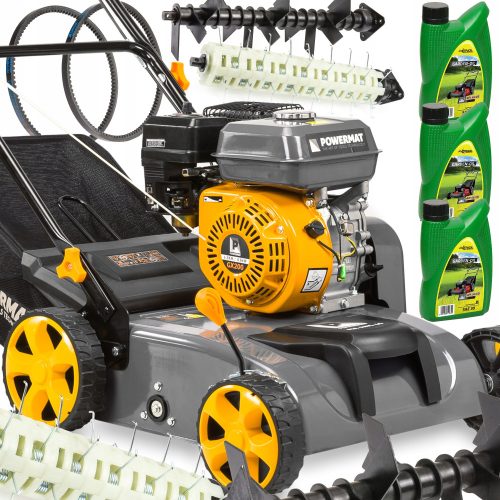 Grubber, Vertikutierer und Belüfter für Gras, Rasen und Erde Belüfter, Vertikutierer Powermat 38 cm 4800 W