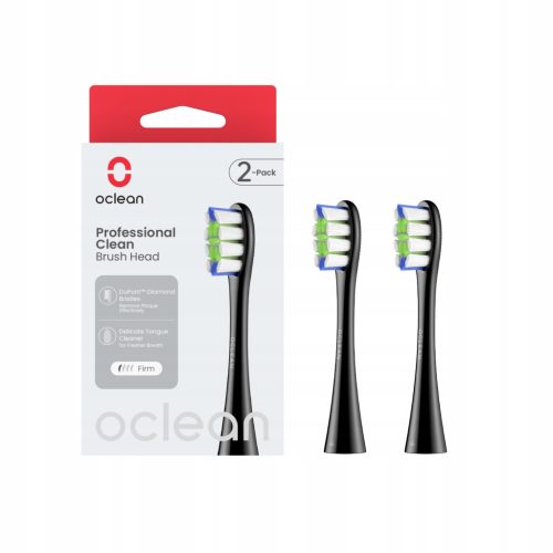  Oclean Professional Clean P1C5 B02 Spitzen, schwarz, 2 Stk., DuPont-Borsten