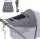  Regenschirm für einen Kinderwagen SEGELGEHÄUSE FÜR KINDERWAGEN GROß GRAU 88 cm grau + Karton mit separatem Deckel 20 cm x 15 cm x 25 cm 1 Stk.