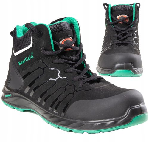 Bearfield Arbeitsschuhe PRESTON BLACK ANKLES WITH COMPOSITE ANTI-PERFORMANCE Größe 45