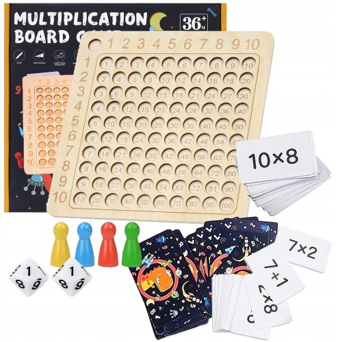  Brettspiel-Logik-Multiplikationstabelle für Kinder