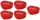 Exklusive WEDEL Od Serca Pralinen in dekorativer Dose - 5x 263g Set