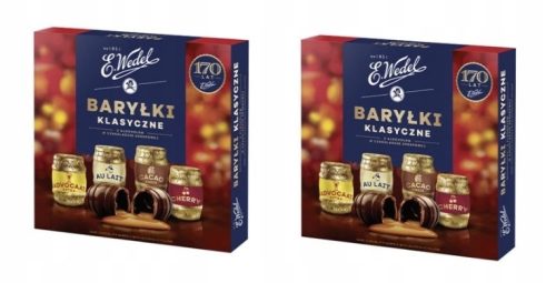 2x 200g WEDEL Baryłki Klassische Pralinen mit Alkoholfüllung