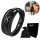  Herren-Lederarmband, schwarz, GRAVUR infinity VALENTINSTAG + GRATIS