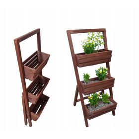  Springos Blumenständer 114 cm Holz