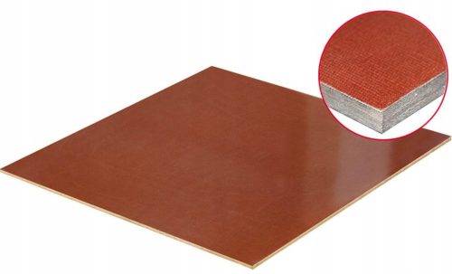 Textolite, Rezotex Baumwoll-Phenolplatte 4x1000x1000mm 6,5 kg