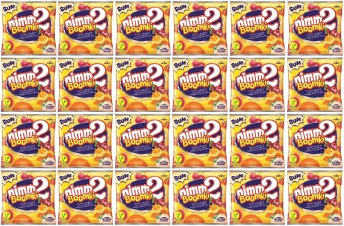 NIMM2 Boomki, 24x 90g - Fruchtige, mit Vitaminen angereicherte Knisterkugeln
