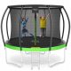 Trampoline - 4FIZJO Pro TP04 Trampolin mit Netz, 312 cm, grün