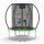 Trampolin mit Netz 4FIZJO 183 cm FT 6 (180-183 cm)
