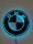 Bilder an der Wand BMW Logo LED Holzbild NACHTLAMPE
