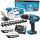  Akku-Elektroschere von Makita 20 cm 18 V + Akku-Schraubendreher von Makita 18 V HP488DWAE