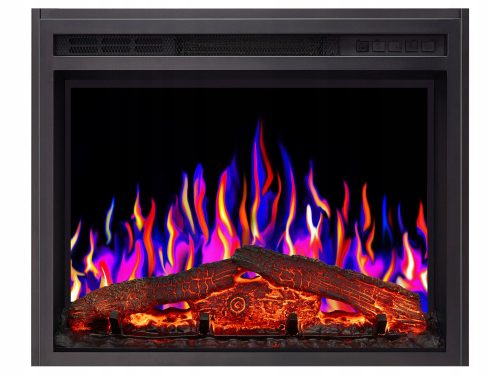 Einbaukamin mit Heizfunktion, elektrisch ArtiFlame schwarz 1800 W 61,2 x 50 x 19 cm