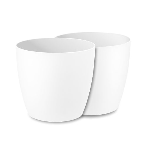  Abdeckung 25 cm, weißer Kunststoff