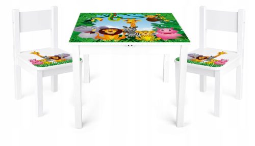 Leomark Yeti 244159B weißes Tisch- und Stuhlset