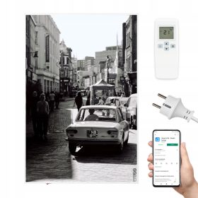    Heizpaneel mit Infrarotbild IR 580 W mit Druck + WI-FI-Fernbedienung