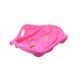  Kunststoffschlitten für Kinder, Schale mit Griffen, rosa, 80 x 60 x 17 cm
