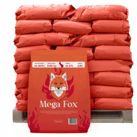 Mega Fox verpackte Holzkohle
