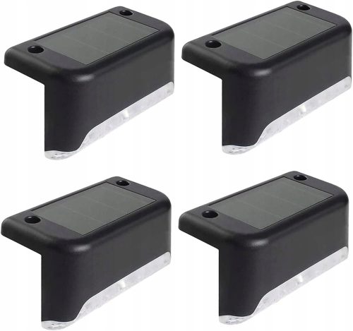  Einbau-Solarlampe Aptel schwarz 4,5 cm 4 Stk.