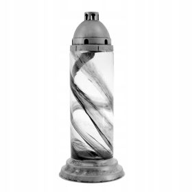  Schnatz 7116 - Schwarzer Alabaster - Silber H. 42 cm