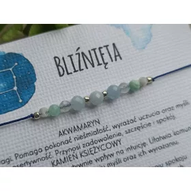  Zwillinge. Glücksarmband, Steine.